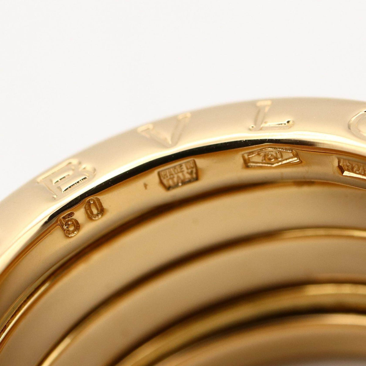 Bulgari B-zero1 4 Band 18K Yellow Gold Ring – packaging