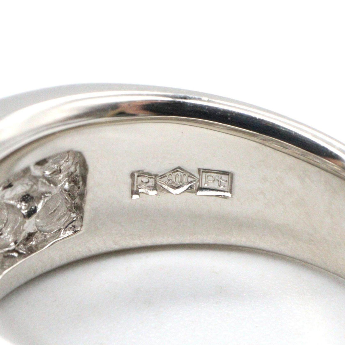 Platinum Diamond Ring – inside band