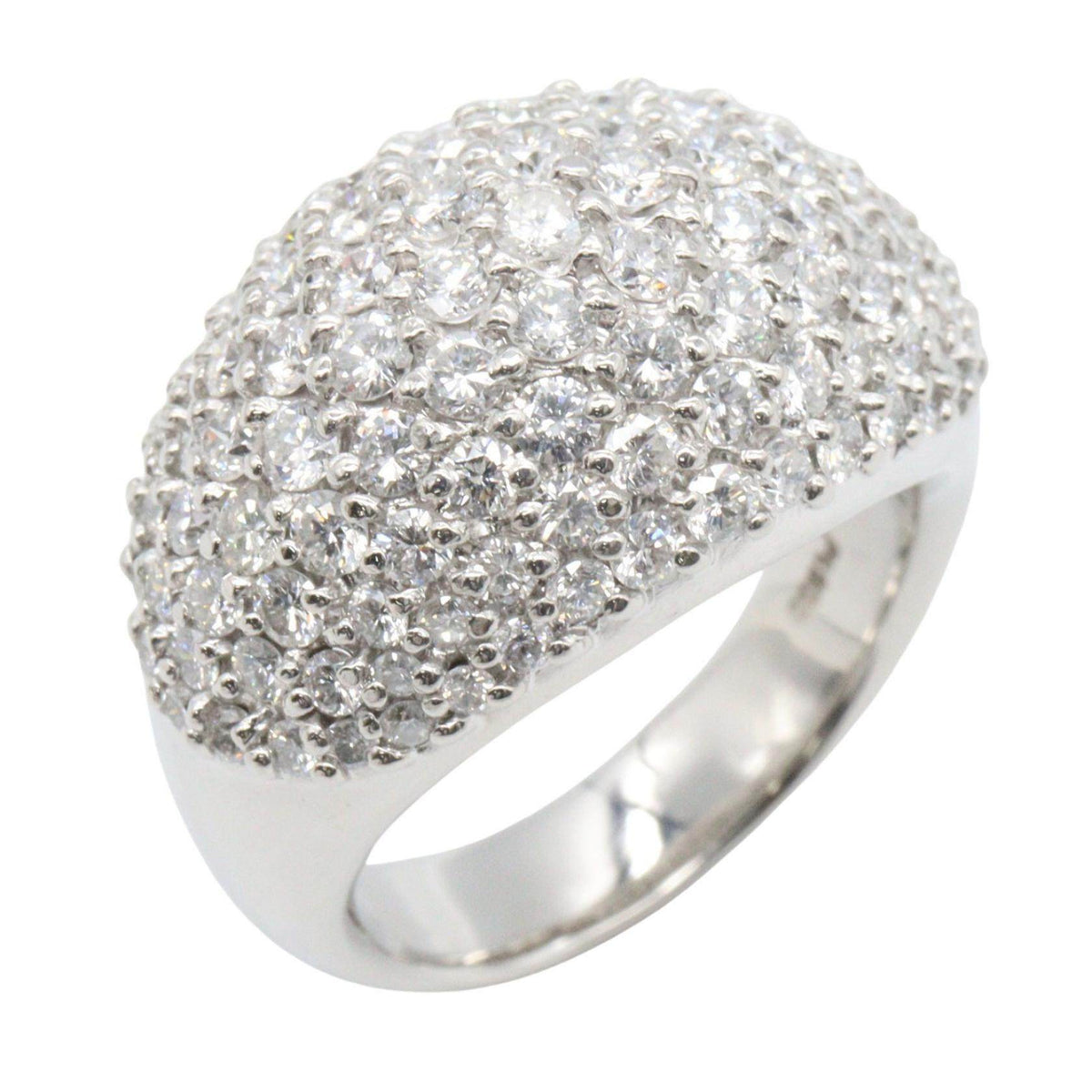 Platinum Diamond Ring – front view
