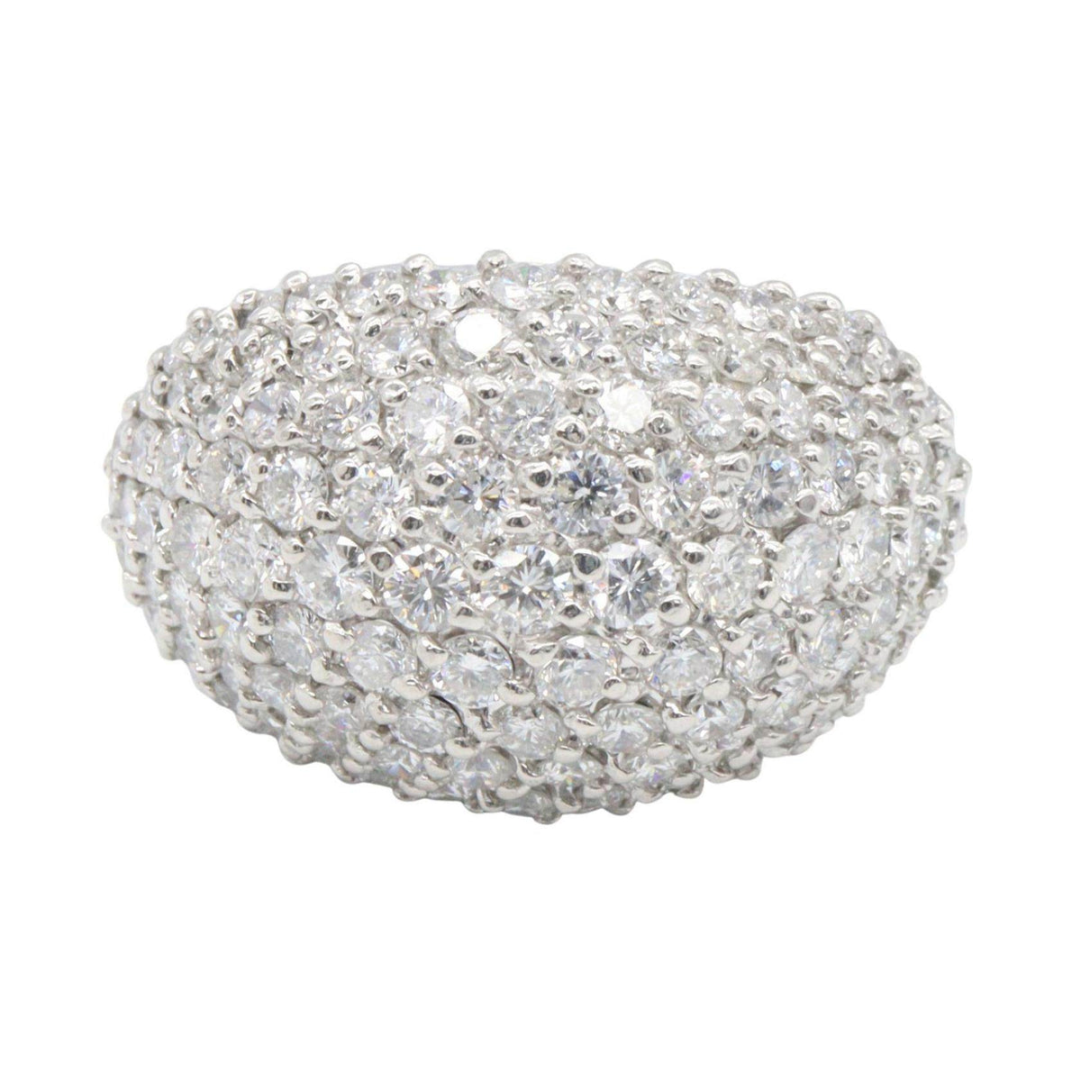 Platinum Diamond Ring – side view