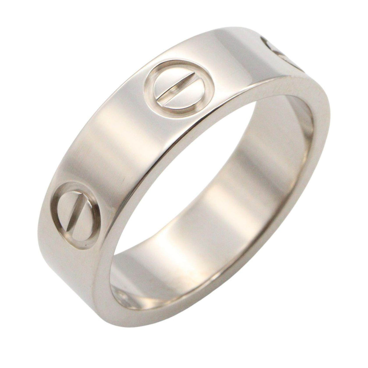 Cartier Love 18K White Gold Ring – front view
