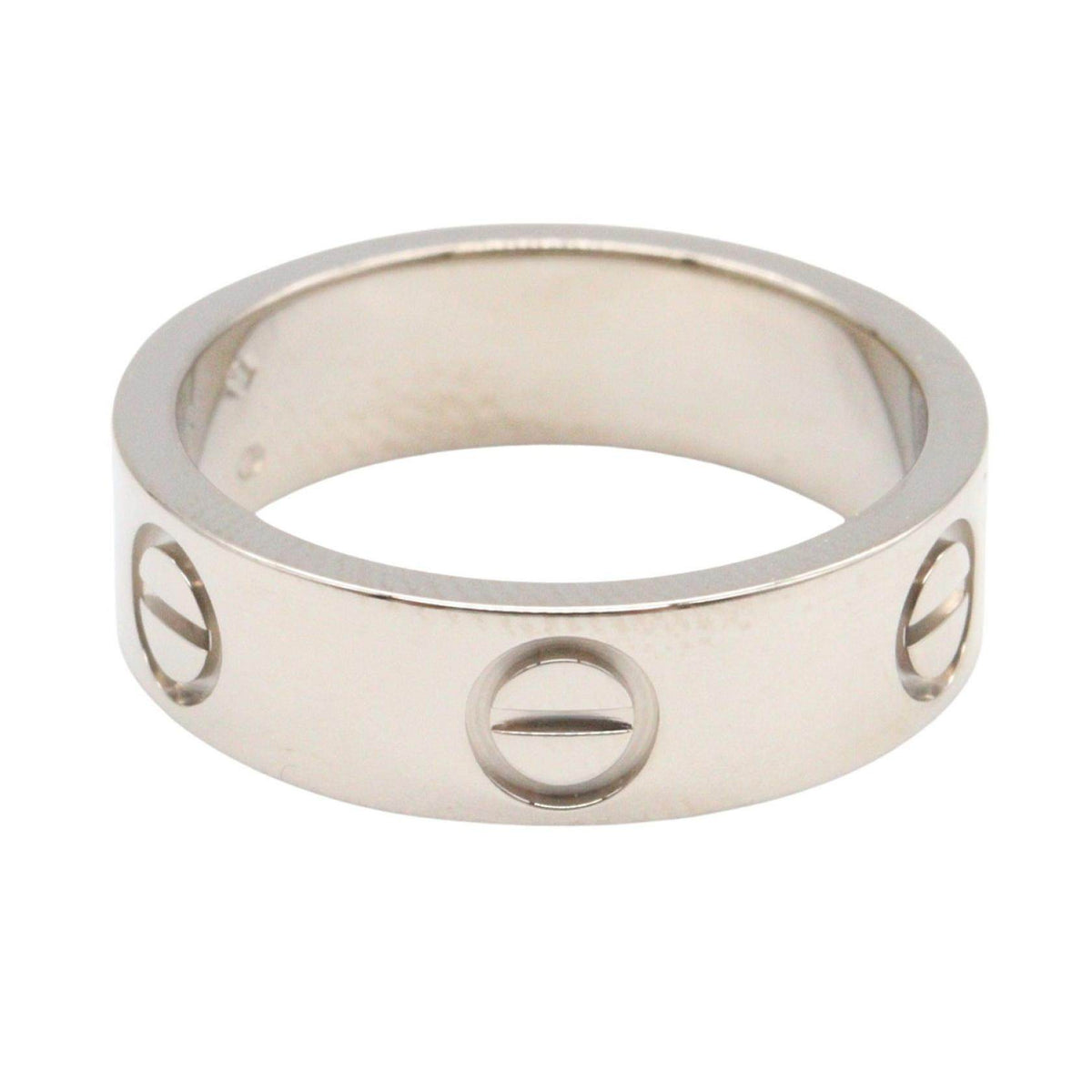 Cartier Love 18K White Gold Ring – side view