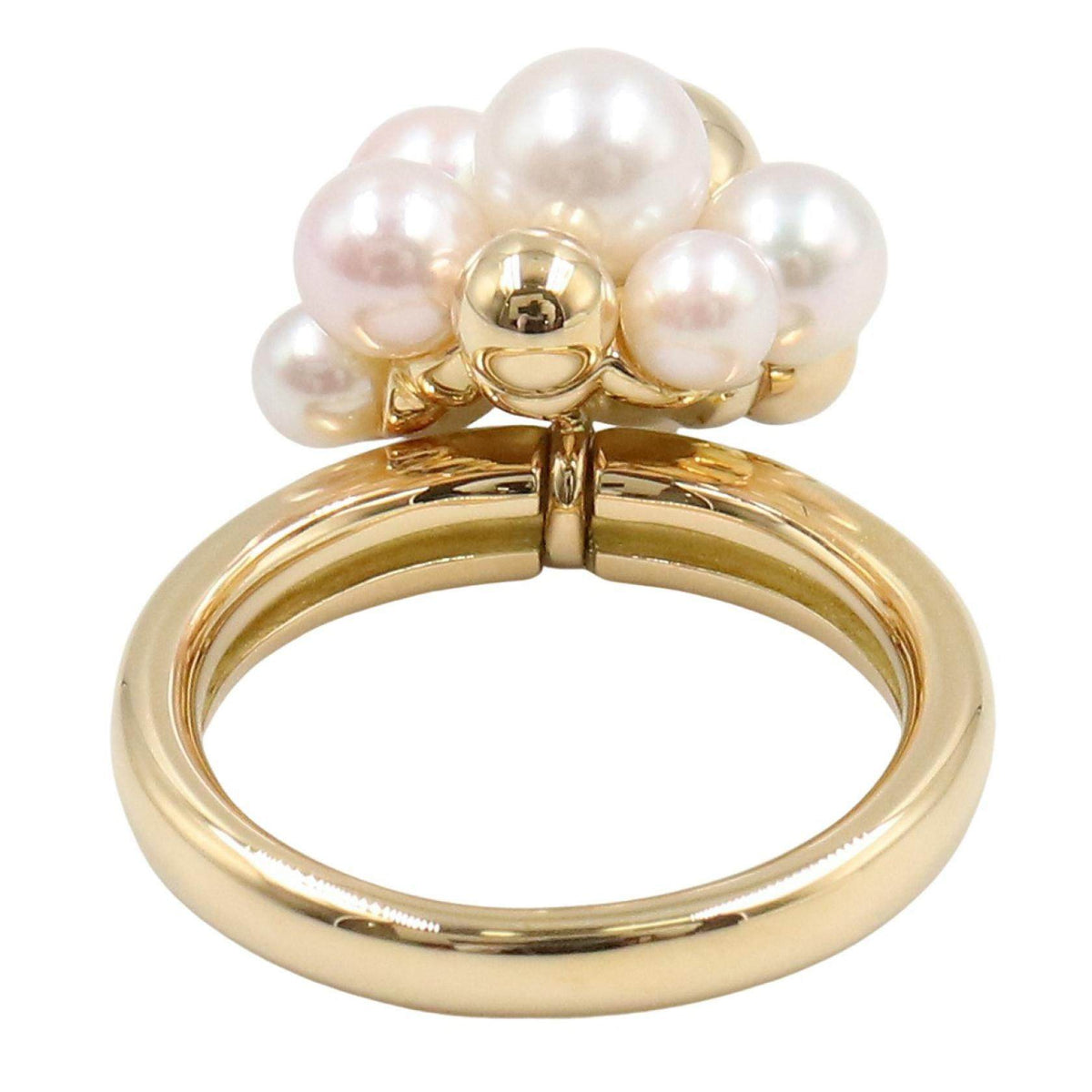 18K Yellow Gold 4C Akoya Pearl Ring – alternate view