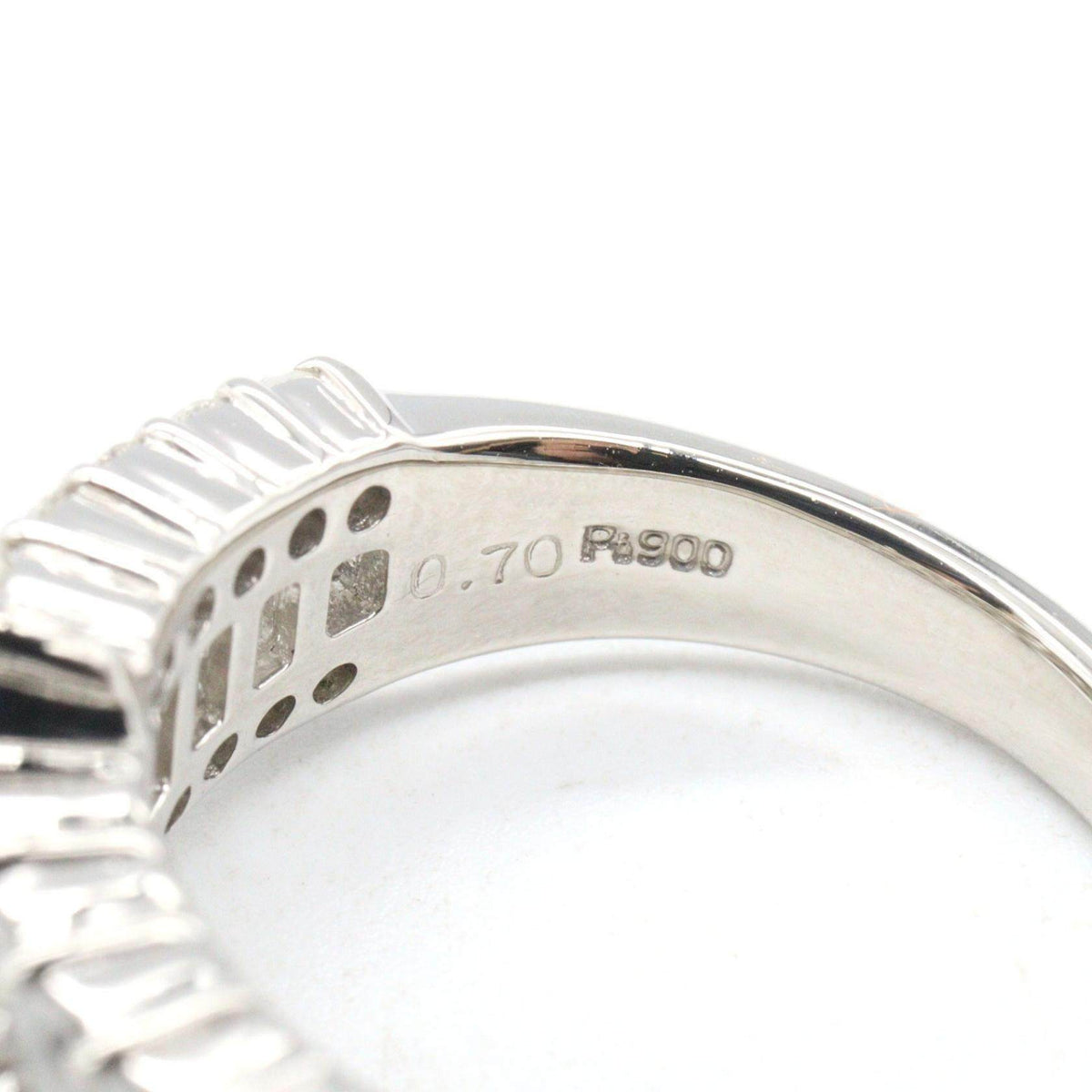 Platinum Diamond Ring – inside band