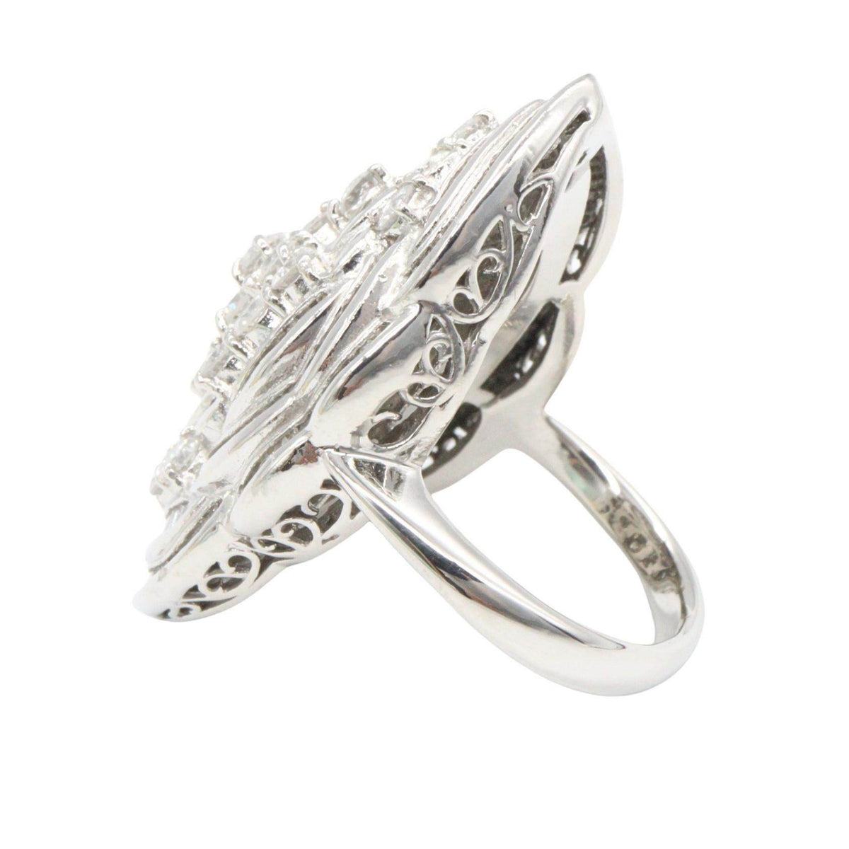 Platinum Diamond Ring – inside band