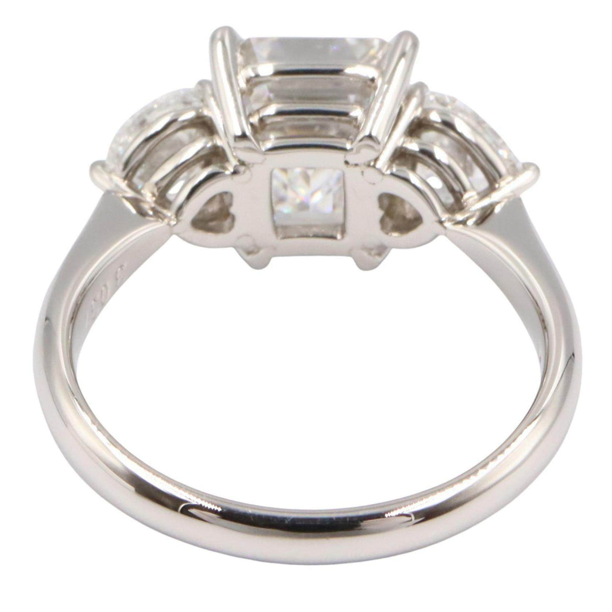 Platinum Diamond Ring – top view