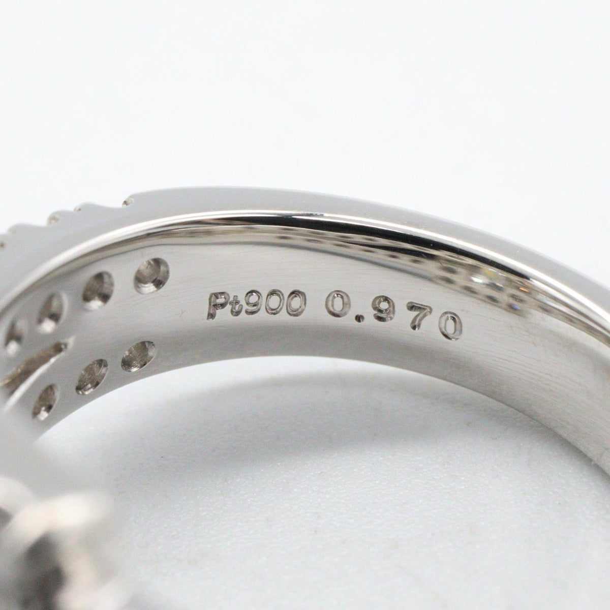 Platinum Diamond Ring – inside band
