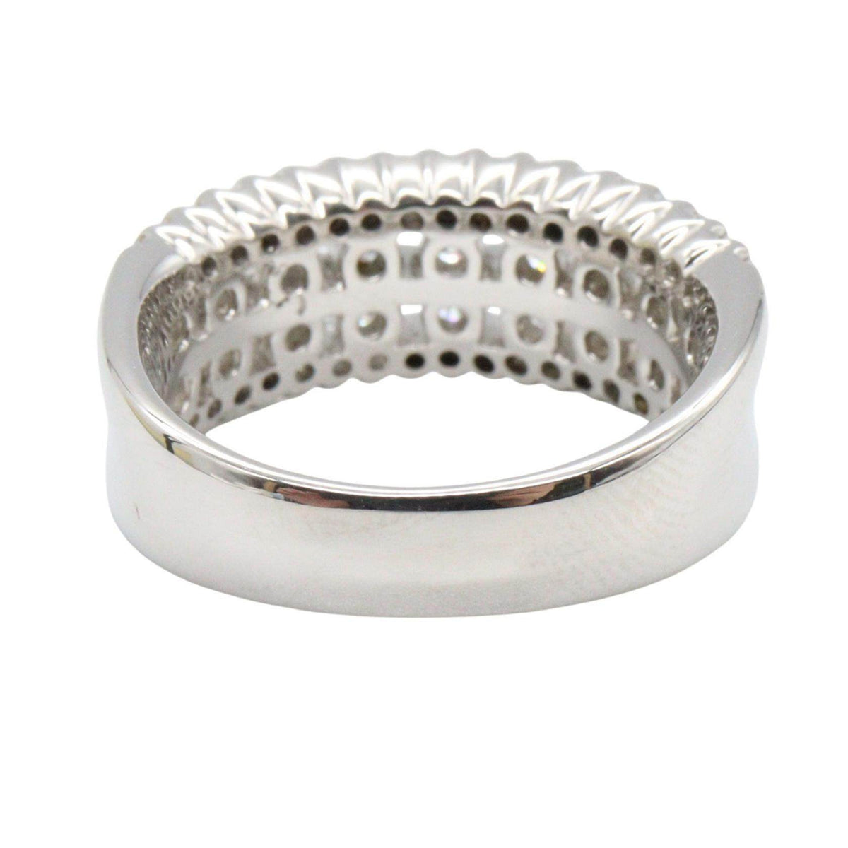 Platinum Diamond Ring – top view