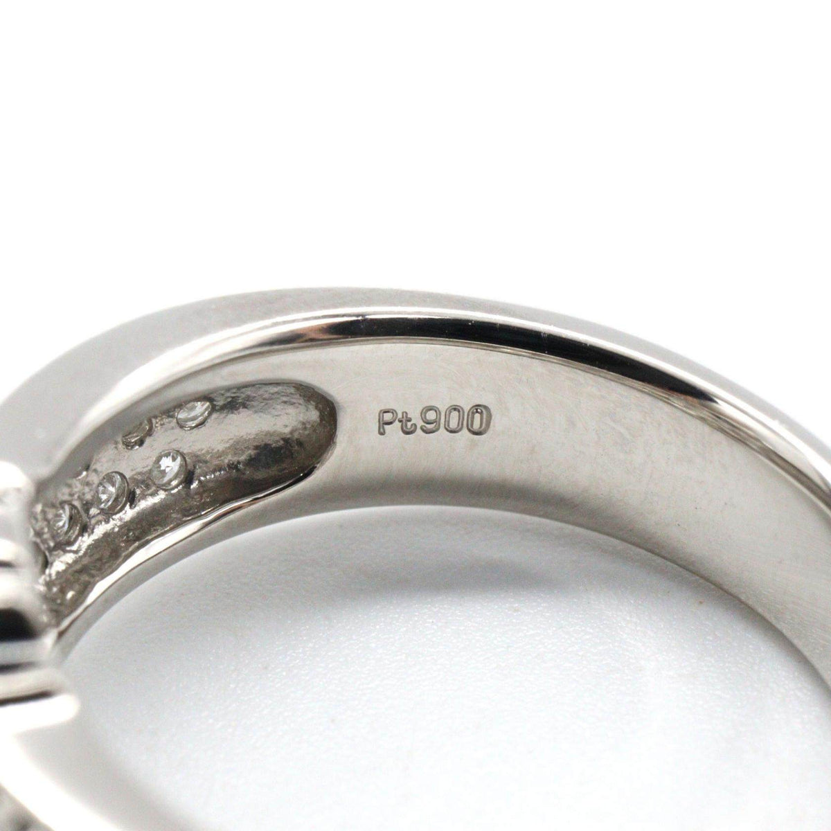 Platinum Diamond Ring – inside band