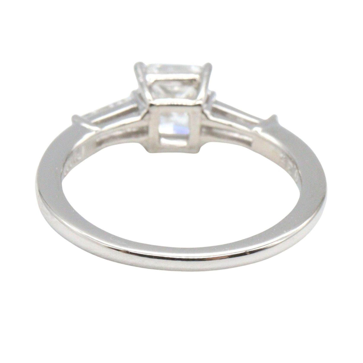Platinum Diamond Ring – top view