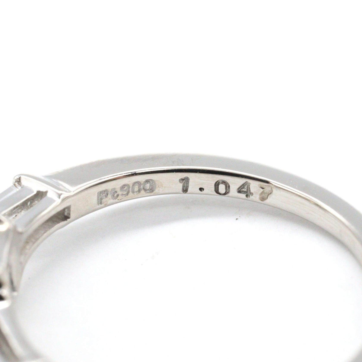 Platinum Diamond Ring – inside band