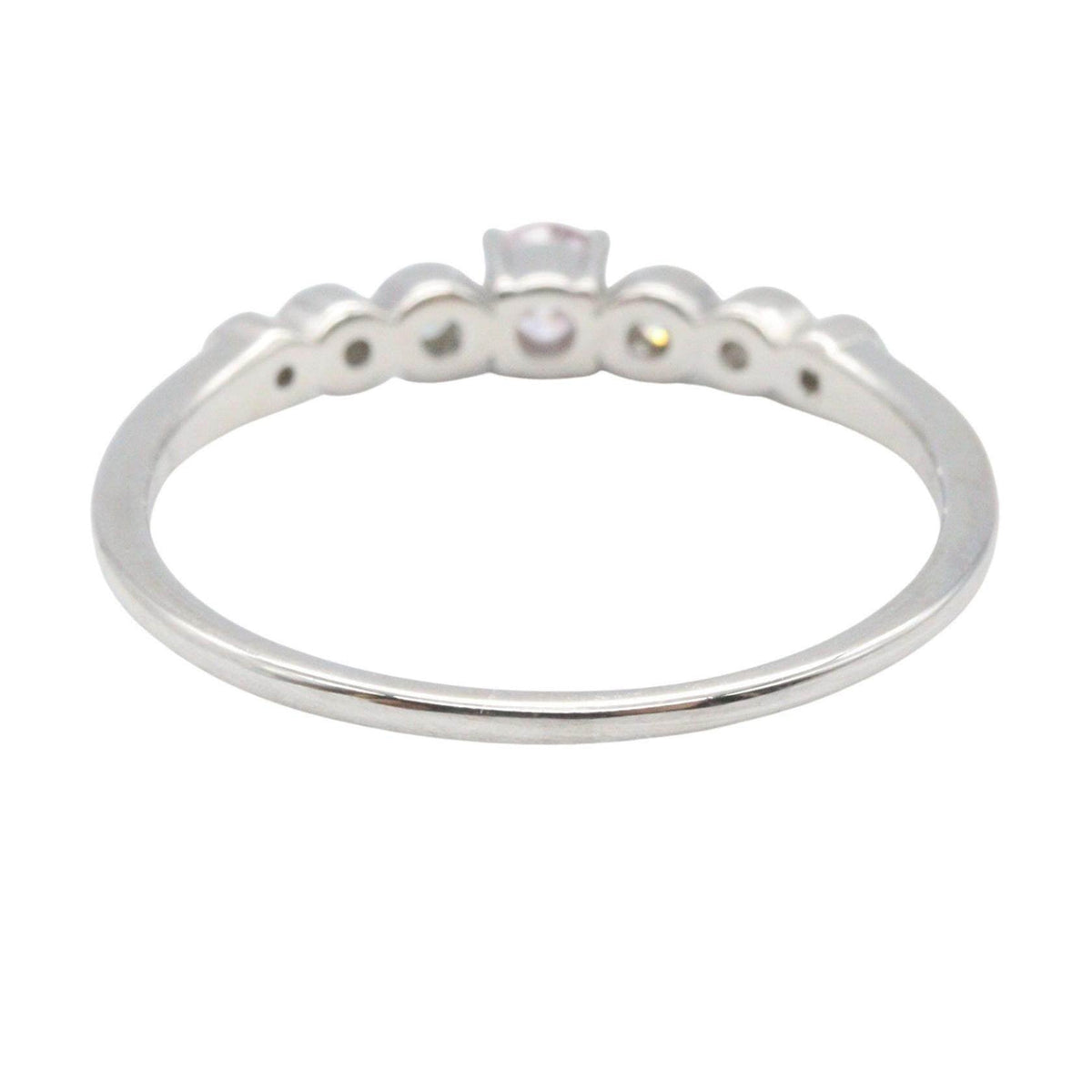 Platinum Diamond Ring – top view