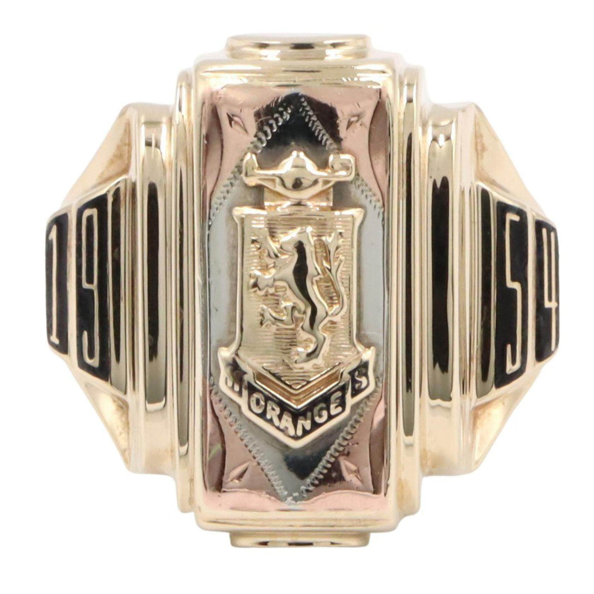 10K Yellow Gold Josten Ring – side view
