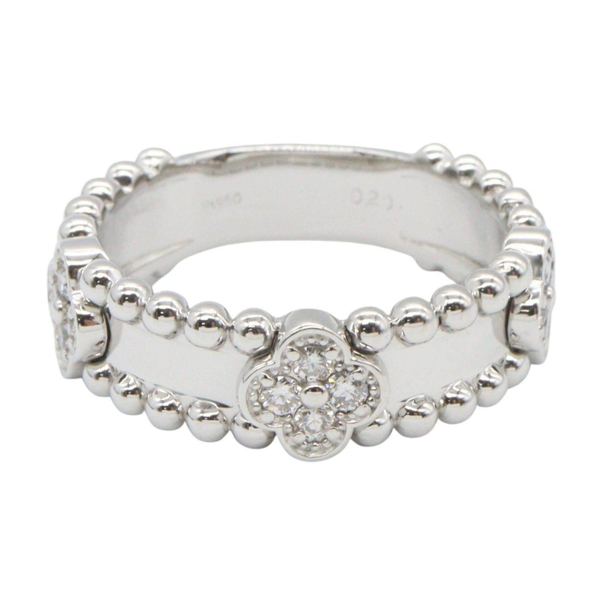 Platinum Diamond Ring – side view