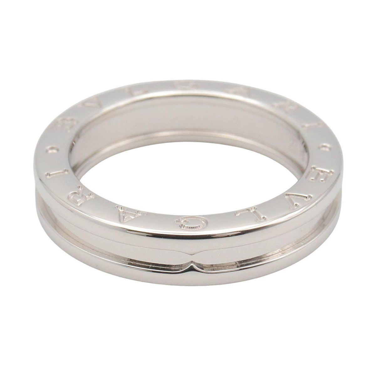 Bulgari B-zero1 18K White Gold Ring – top view