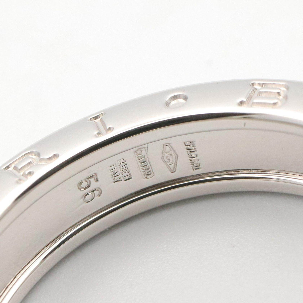 Bulgari B-zero1 18K White Gold Ring – inside band