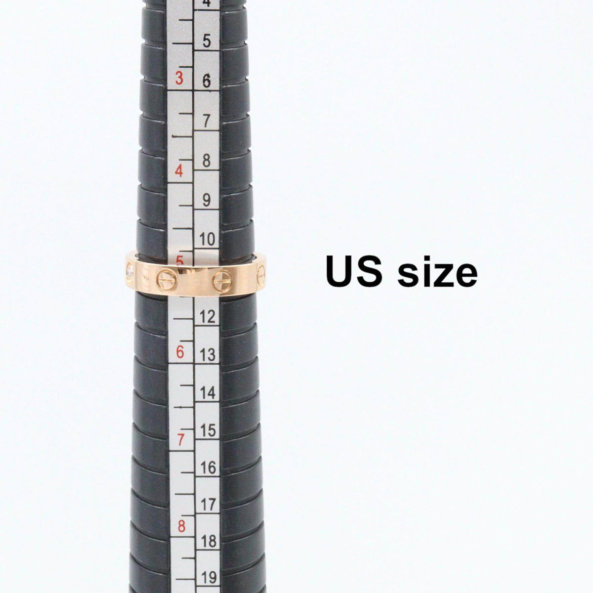 Cartier Mini Love 18K Rose Gold Diamond Ring – alternate view