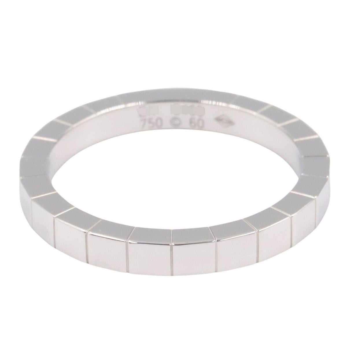 Cartier Lanieres 18K White Gold Ring – top view