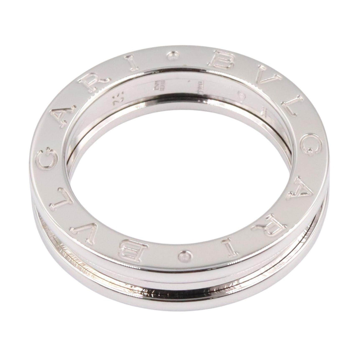 Bulgari B-zero1 18K White Gold Ring – top view
