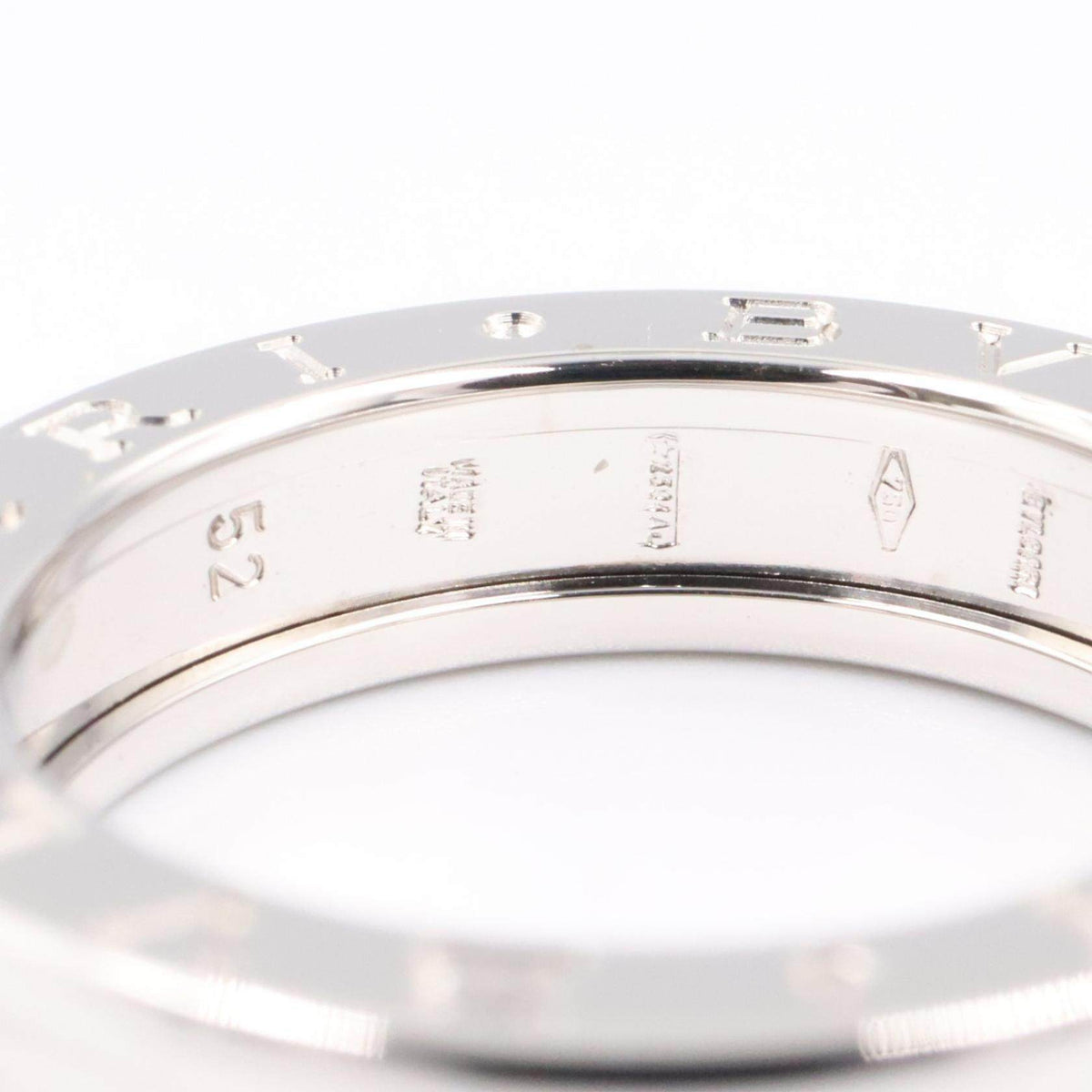 Bulgari B-zero1 18K White Gold Ring – inside band