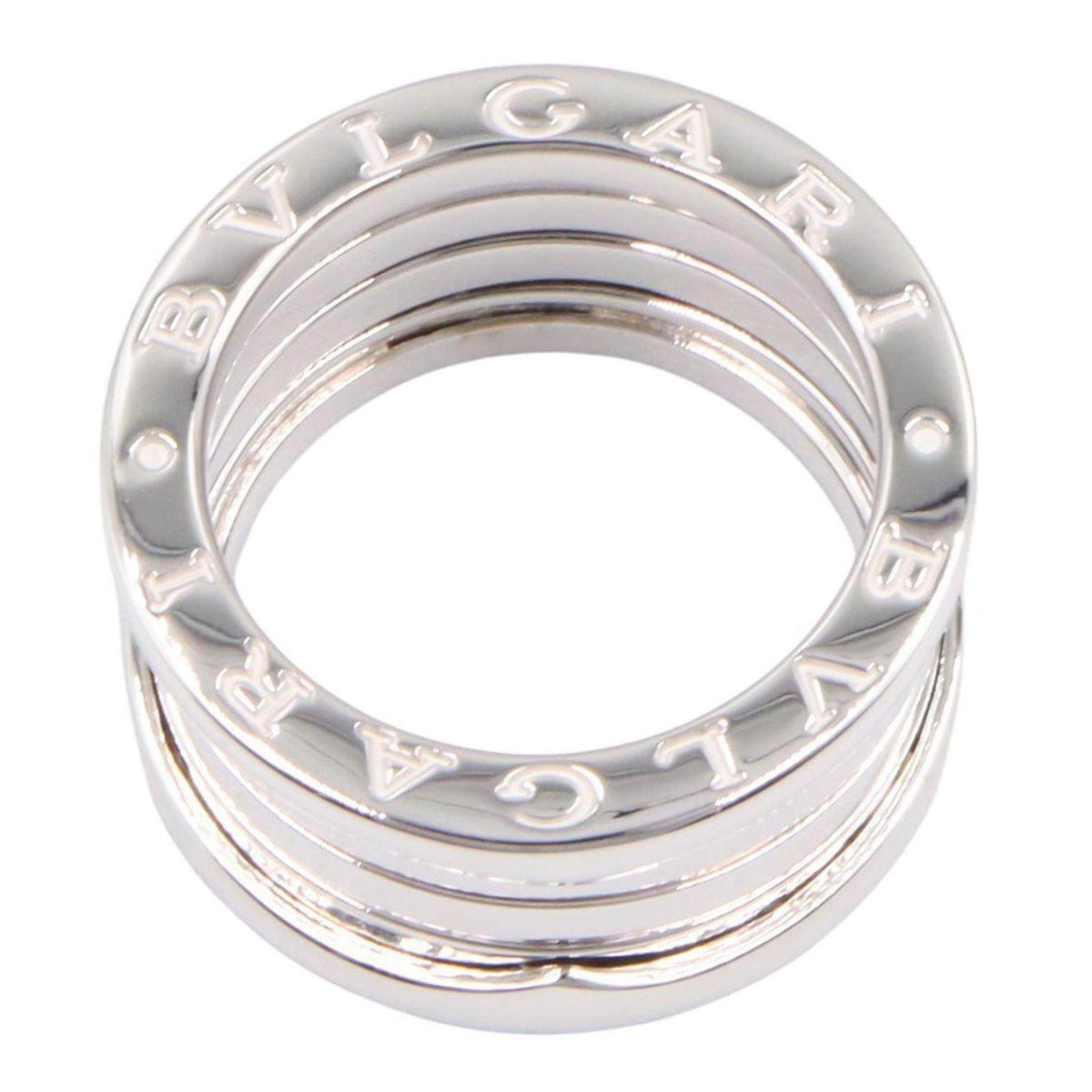 Bulgari B-zero1 18K White Gold Ring – top view