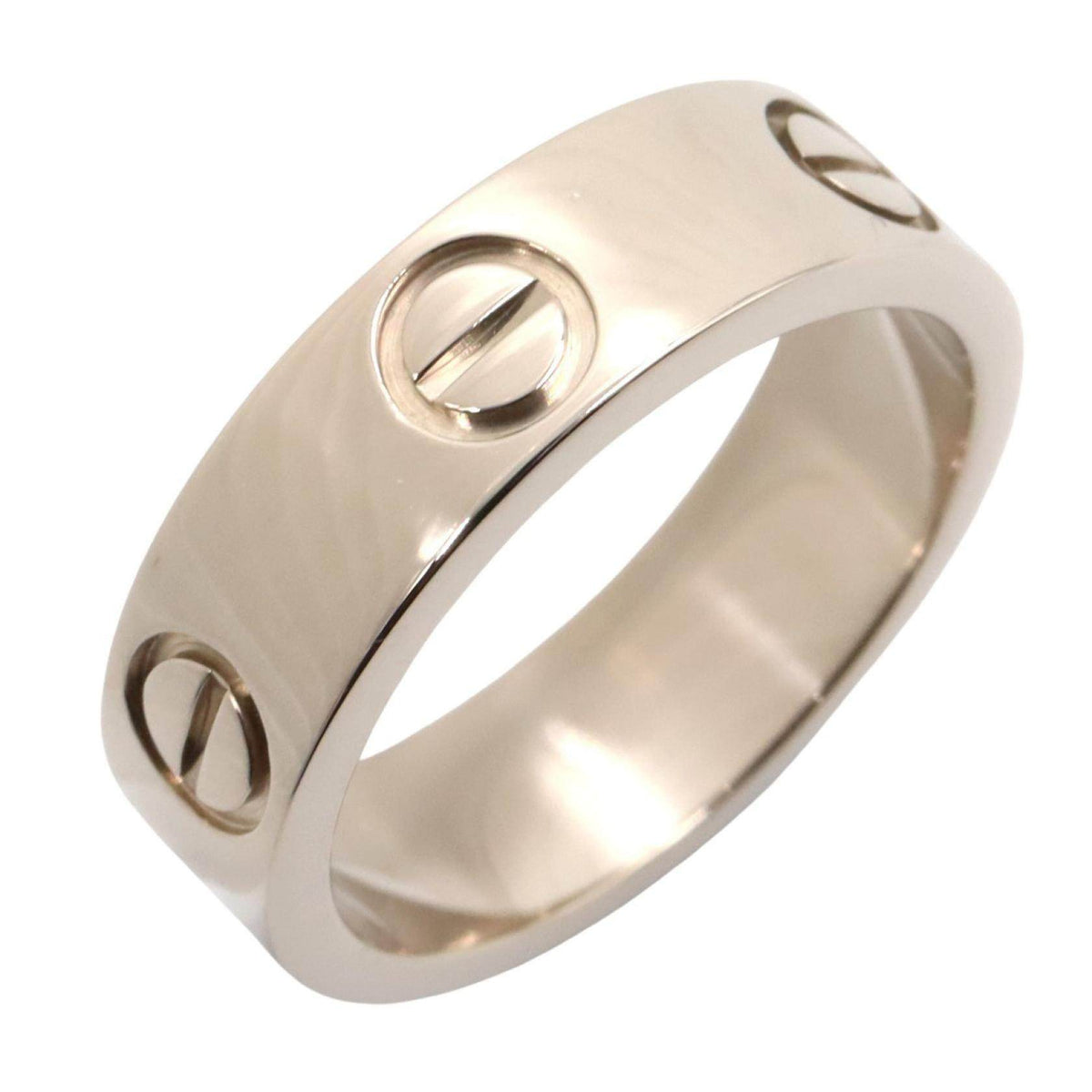 Cartier Love 18K White Gold Ring – front view