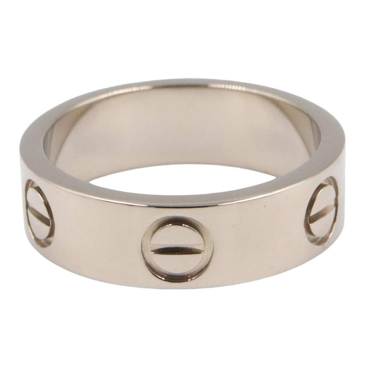 Cartier Love 18K White Gold Ring – side view