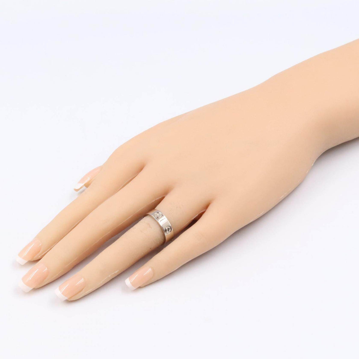 Cartier Love 18K White Gold Ring – close-up