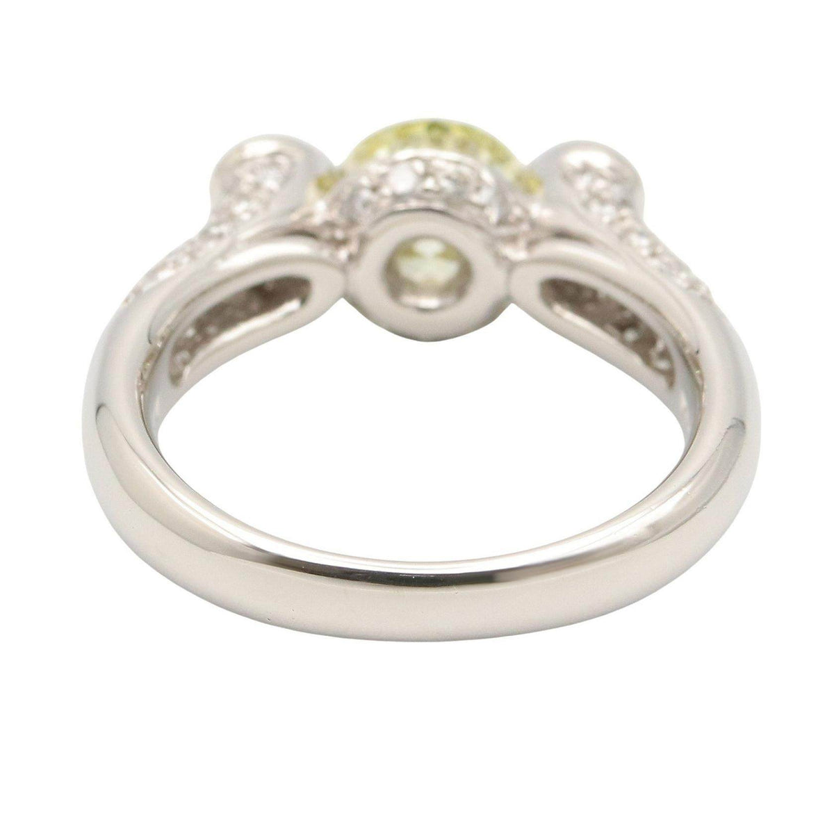 Platinum Diamond Ring – top view