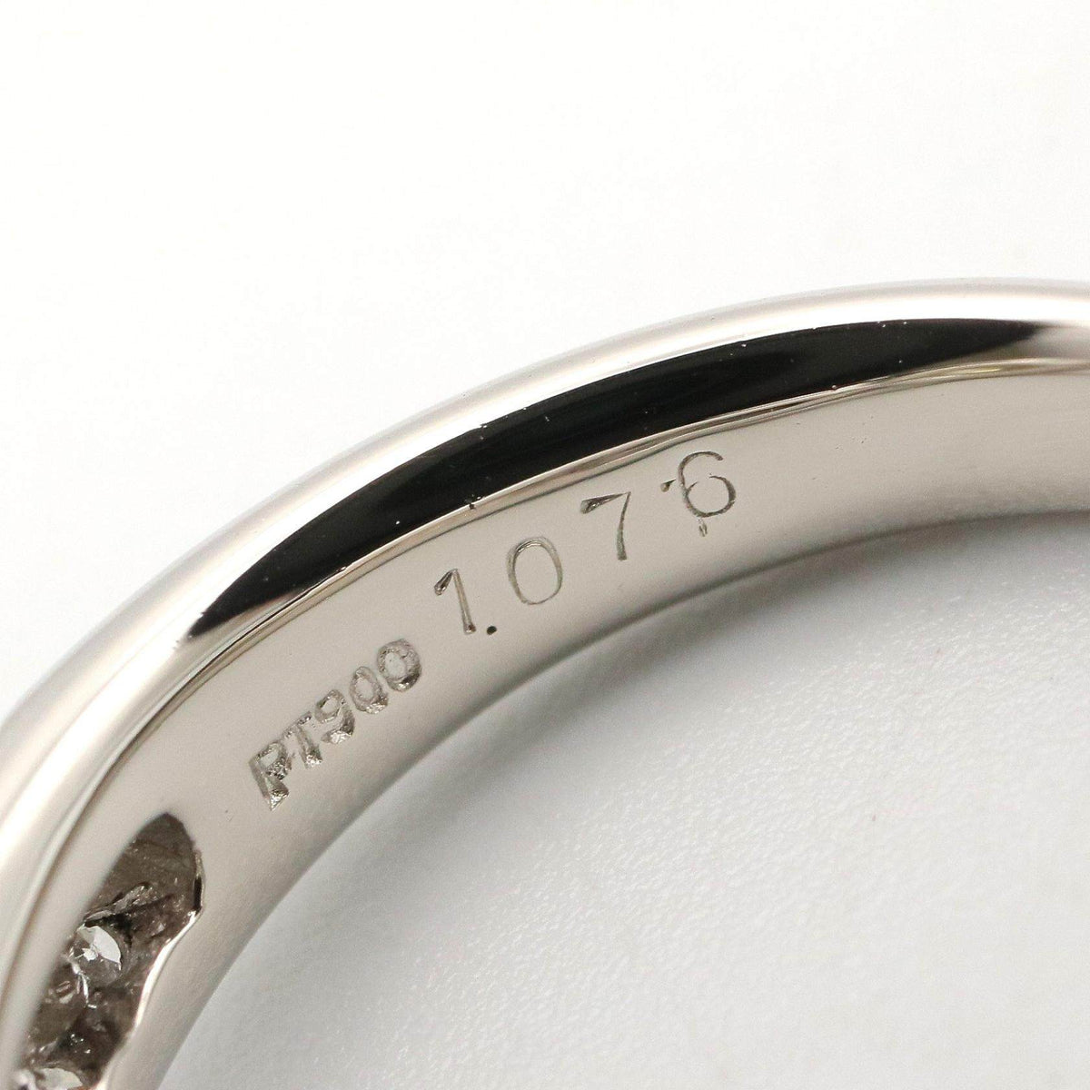 Platinum Diamond Ring – inside band