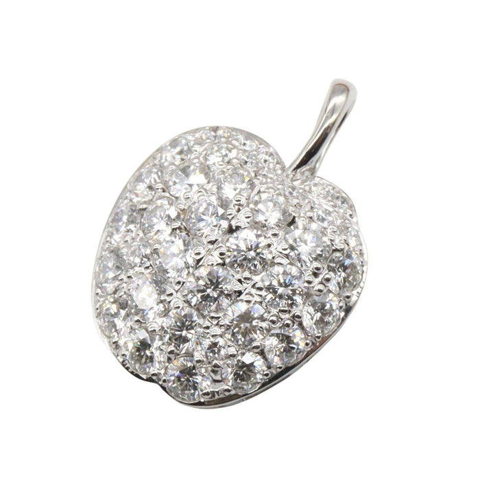 Platinum Diamond Pendant – front view