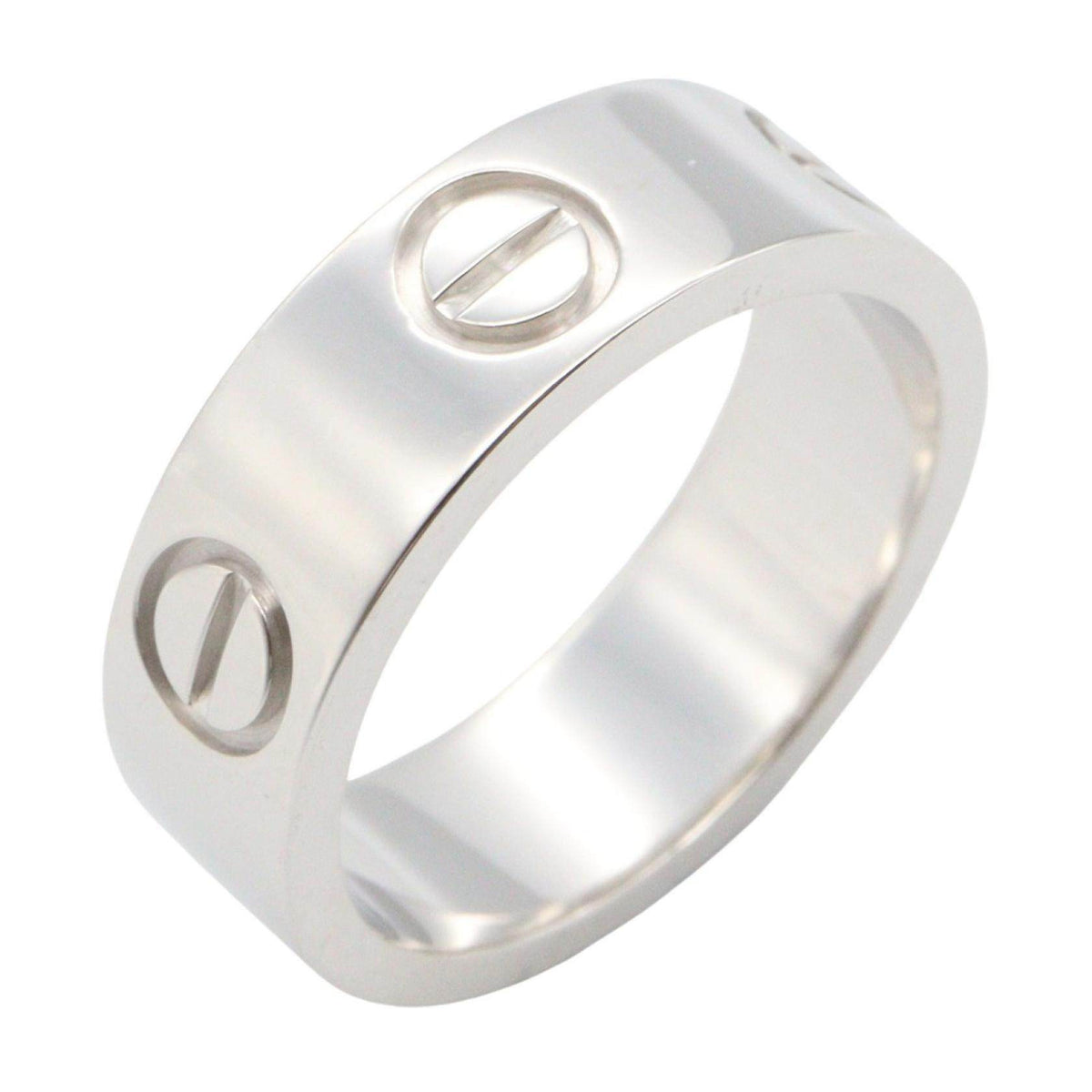 Cartier Love 18K White Gold Ring – front view