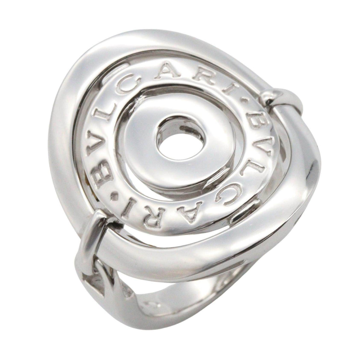 Bulgari Astrale 18K White Gold Ring – front view