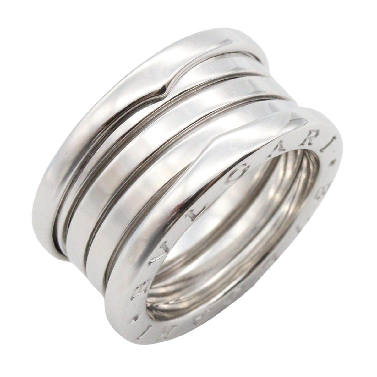 Bulgari B-zero1 4 Band 18K White Gold Ring – front view
