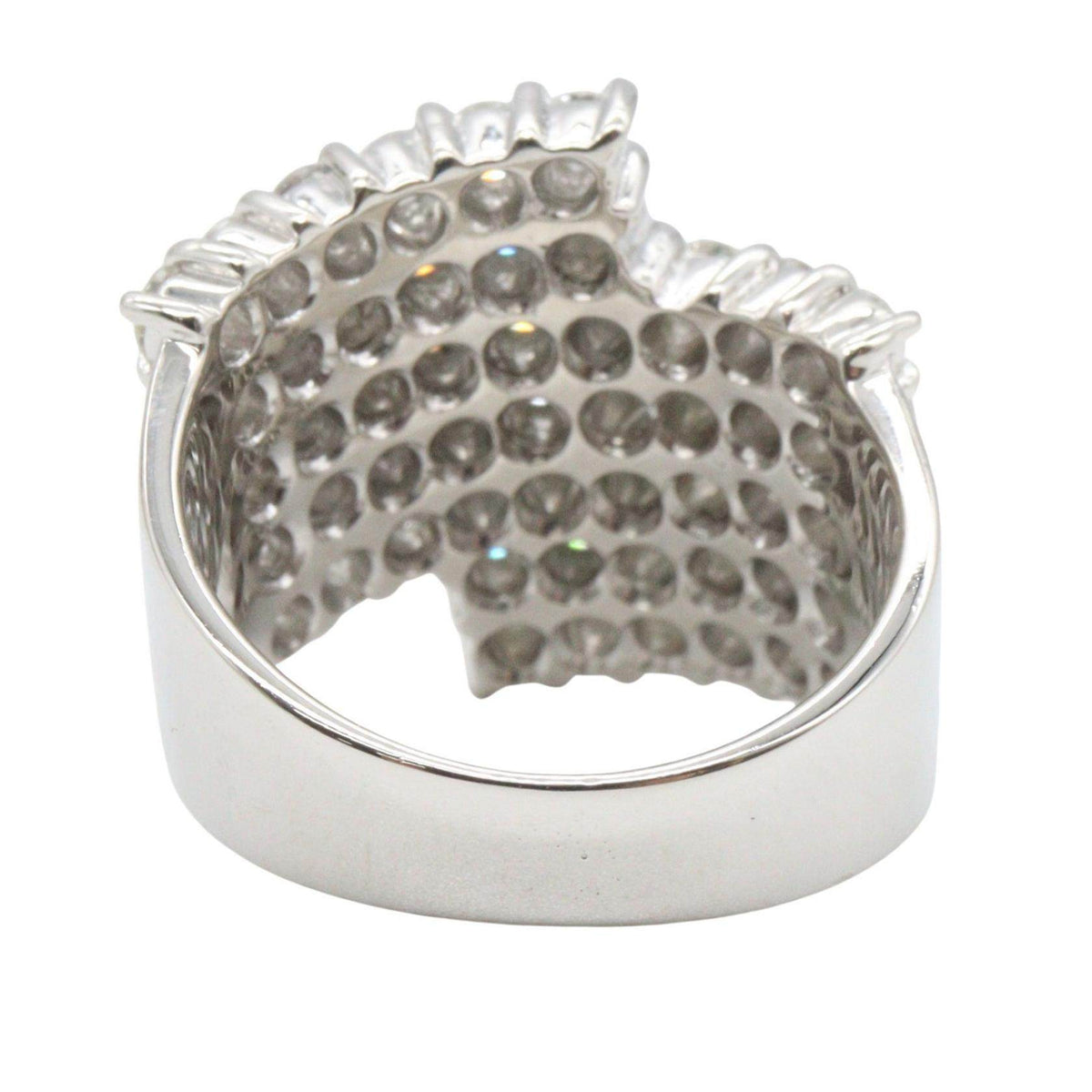 Platinum Diamond Ring – top view