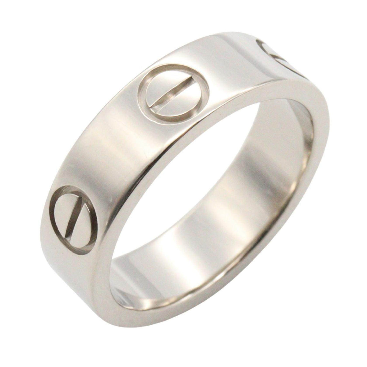 Cartier Love 18K White Gold Diamond Ring – front view