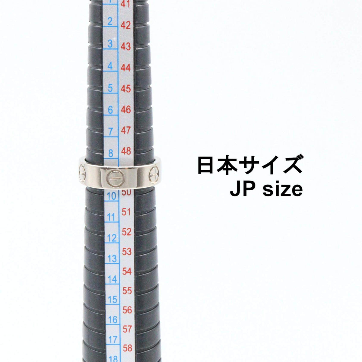 Cartier Love 18K White Gold Diamond Ring – inside band