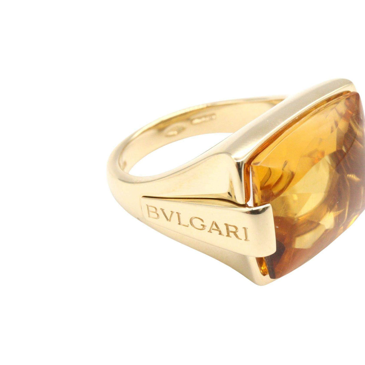 Bulgari Allegra 18K Yellow Gold Citrine Ring – packaging
