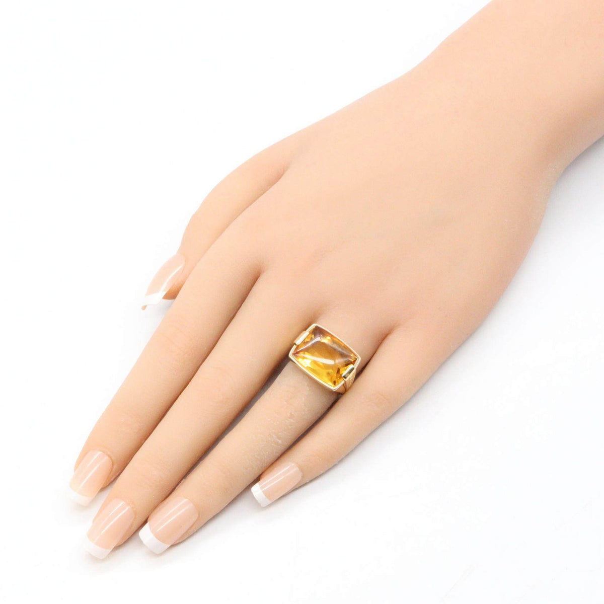 Bulgari Allegra 18K Yellow Gold Citrine Ring – image 8