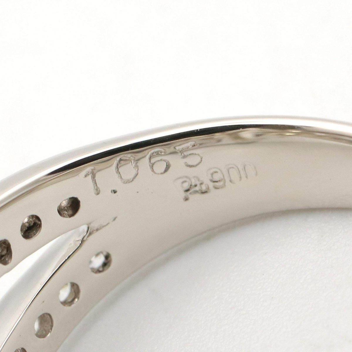 Platinum Diamond Ring – inside band