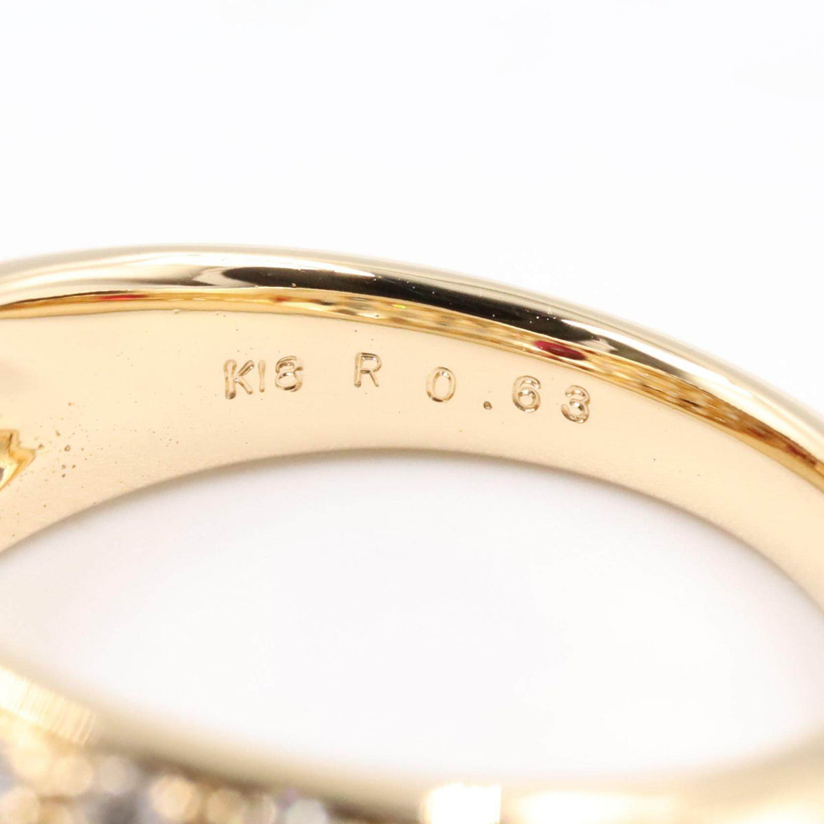 18K Rose Gold Diamond Ruby Ring – inside band
