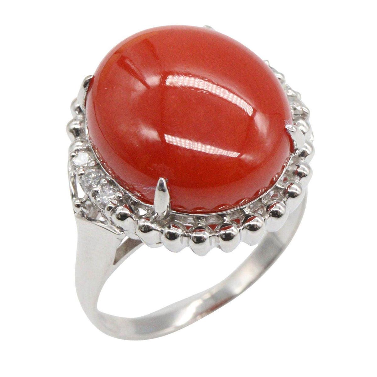 Platinum Diamond Ring – front view