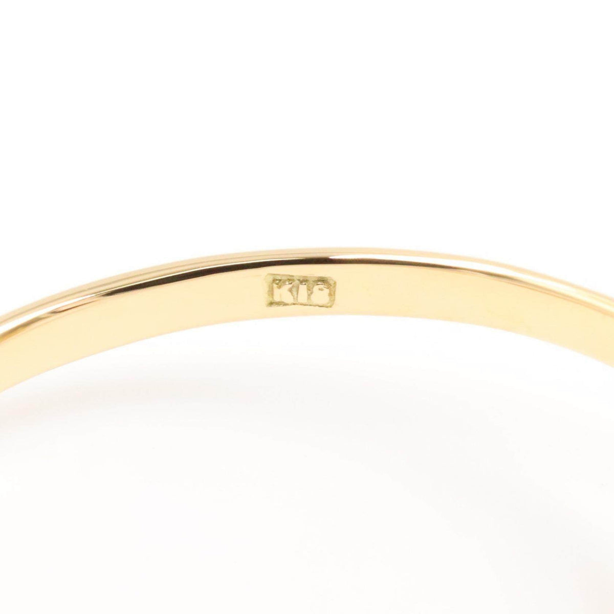 18K Yellow Gold Diamond Ring – inside band