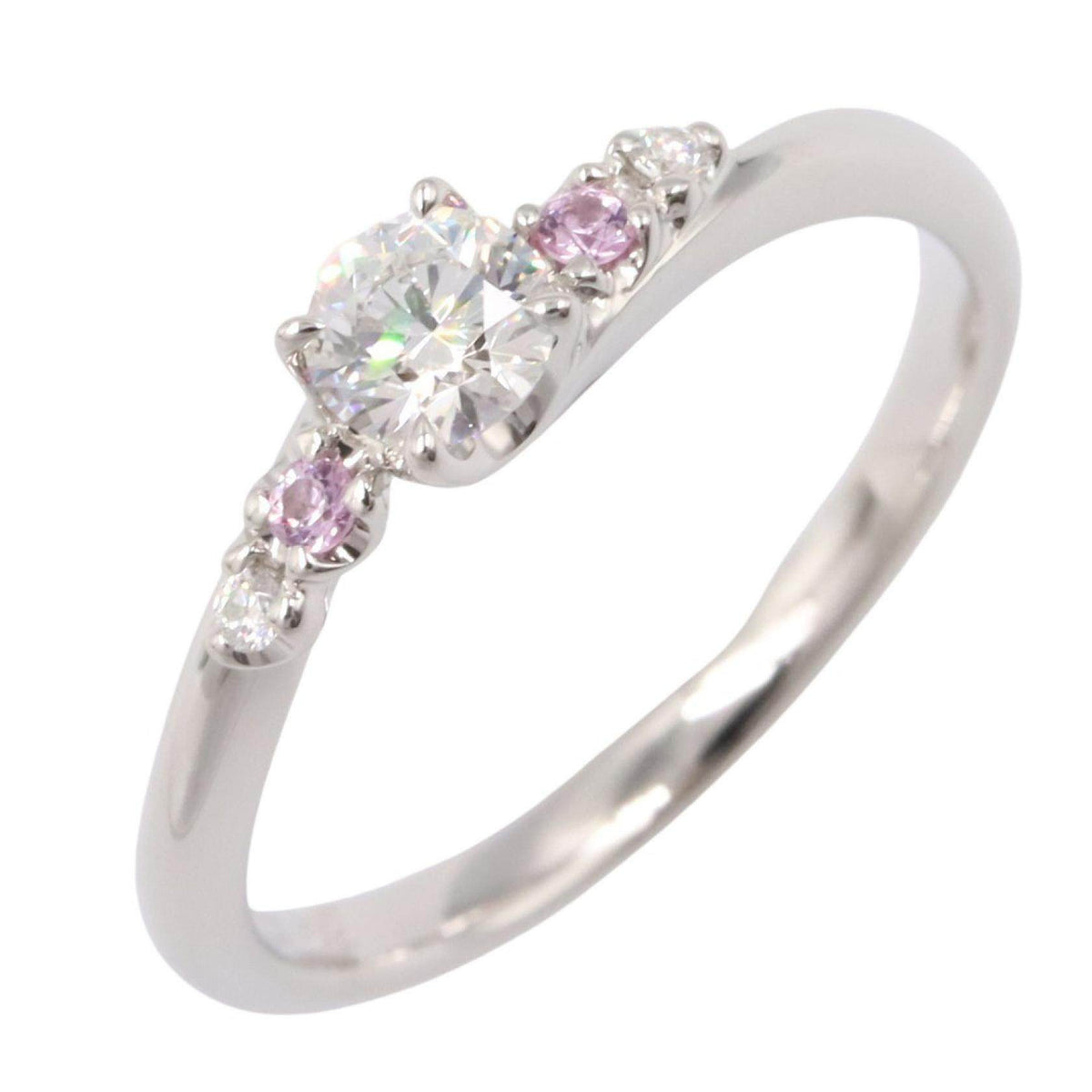 Platinum Diamond Ring – front view