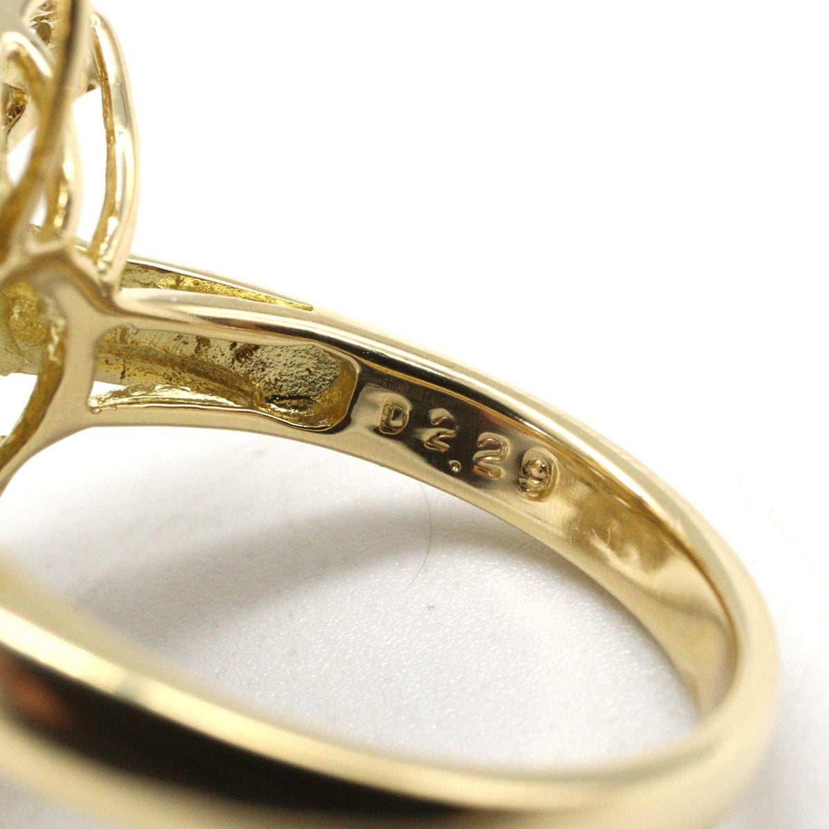 18K Yellow Gold Diamond Pearl Ring – packaging