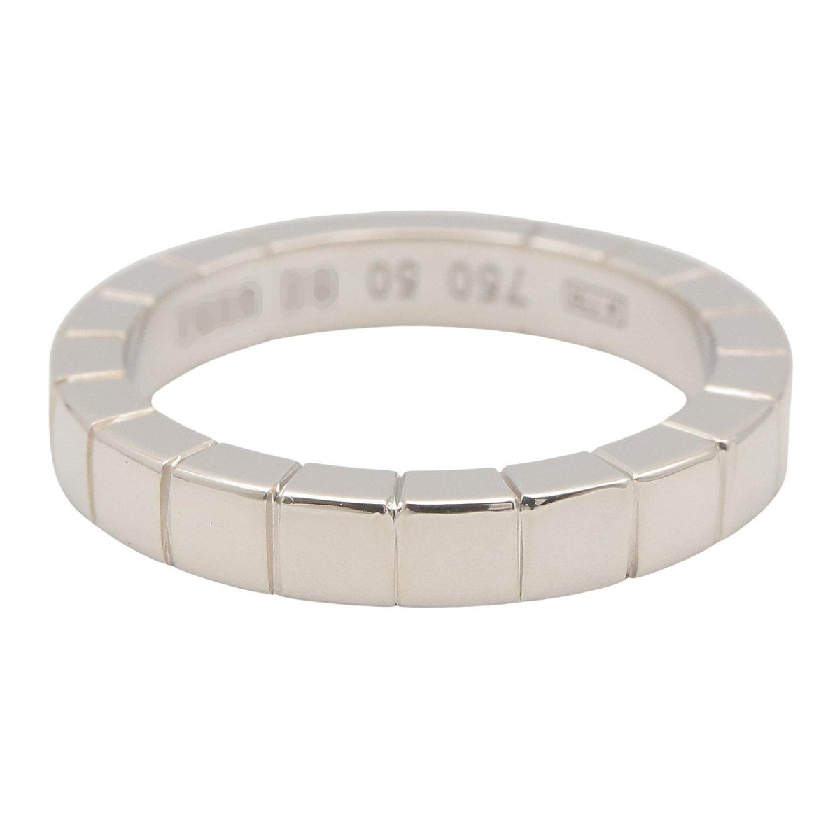 Cartier Lanieres 18K White Gold Ring – top view