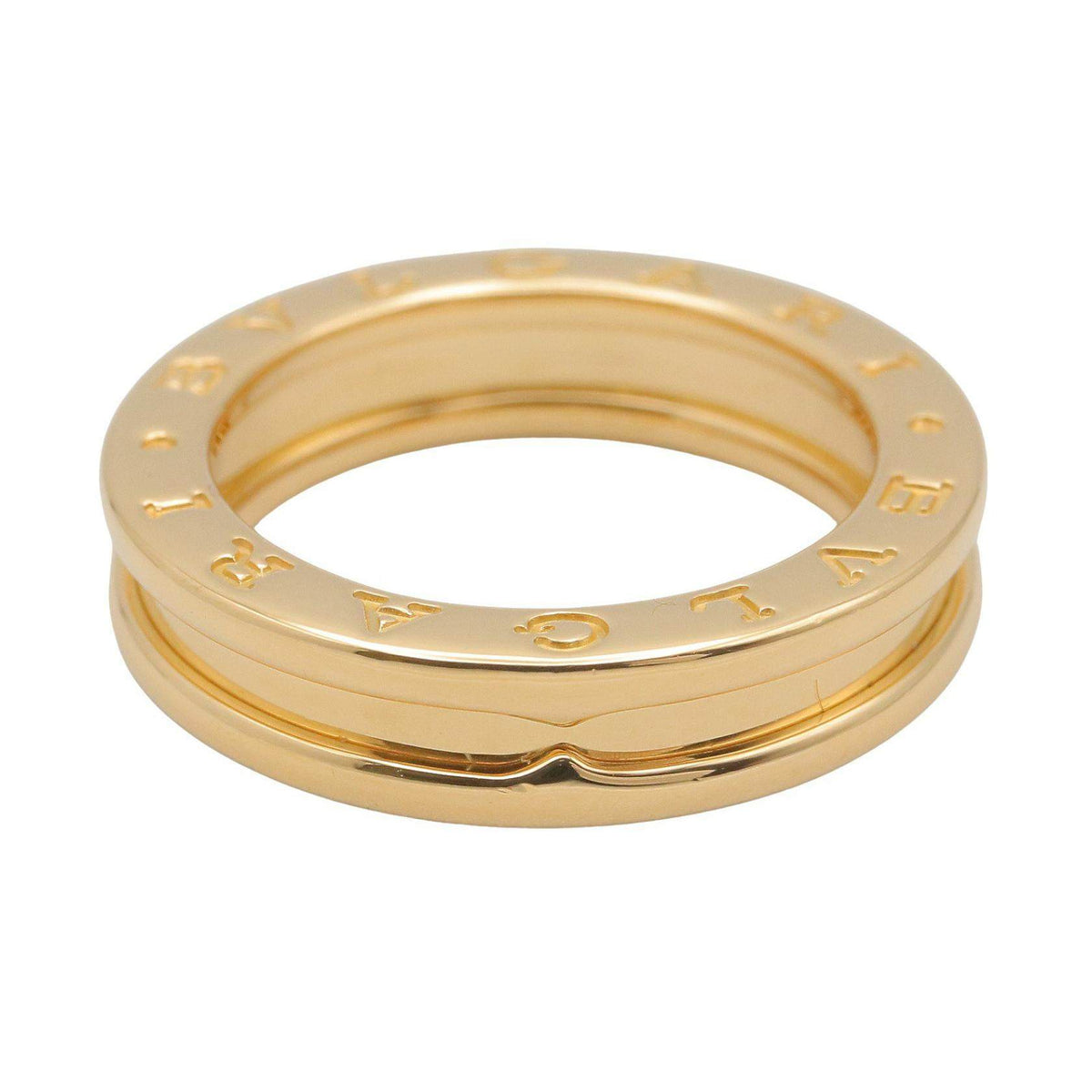 Bulgari B-zero1 18K Yellow Gold Ring – top view