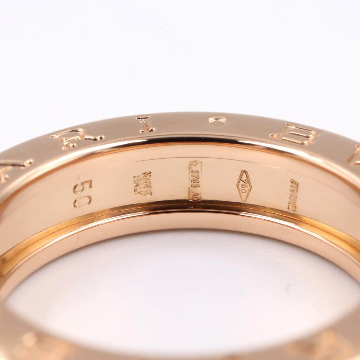 Bulgari B-zero1 18K Rose Gold Ring – top view