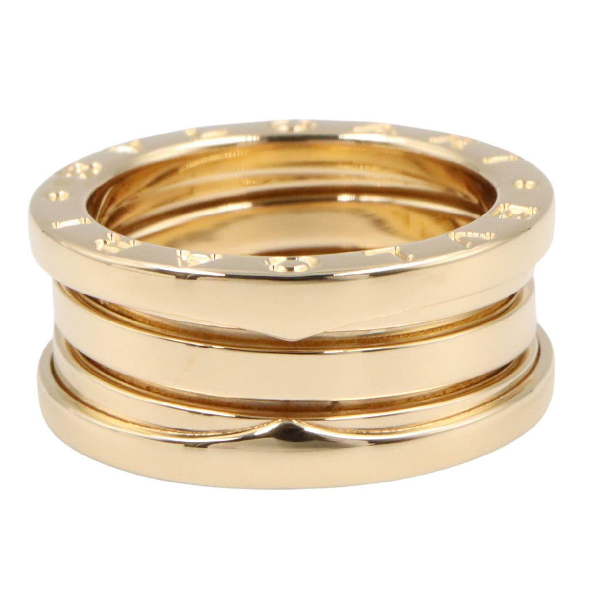 Bulgari B-zero1 3 Band 18K Yellow Gold Ring – side view