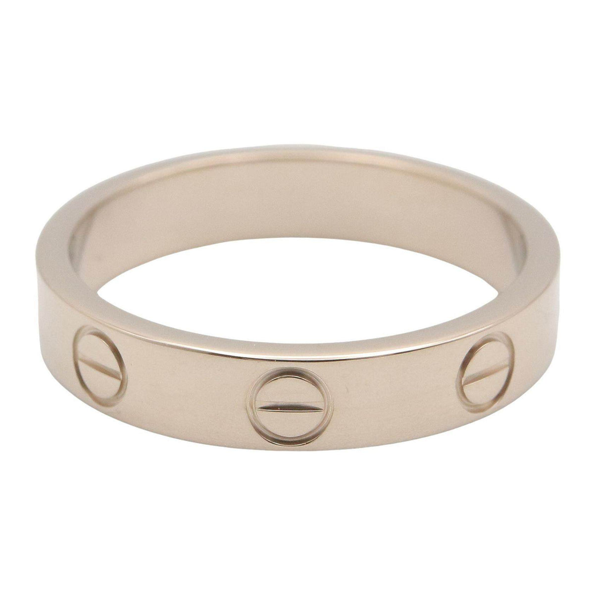 Cartier Mini Love 18K White Gold Ring – side view